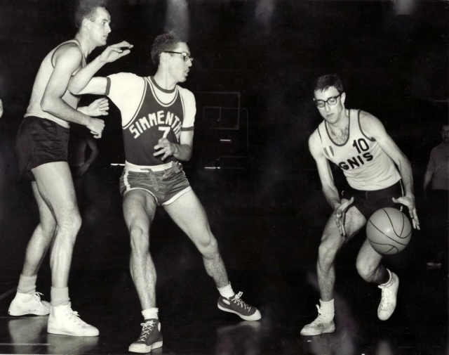 Gavagnin, Pieri e Bertini in occasione dello "spareggio" Simmenthal-Ignis del 1961/62