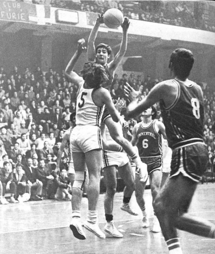 Assist in salto di Giorgio Giomo a Masini (campionato 71/72)