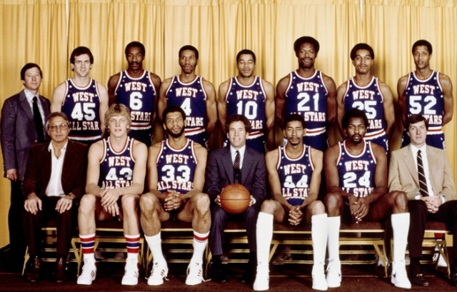 La formazione delle All Stars West NBA del 1981